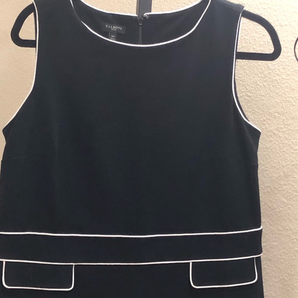 Talbots Black Sleeveless Smart Silhouette. Preowned - Picture 2 of 5